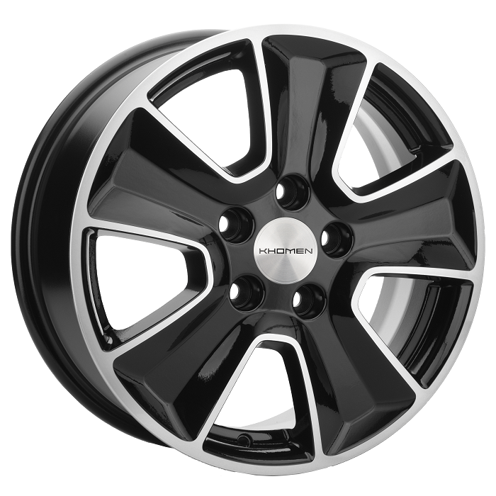 Khomen KHW1601 Black-FP 5*114,3 6.5xR16 ET50 DIA66.1